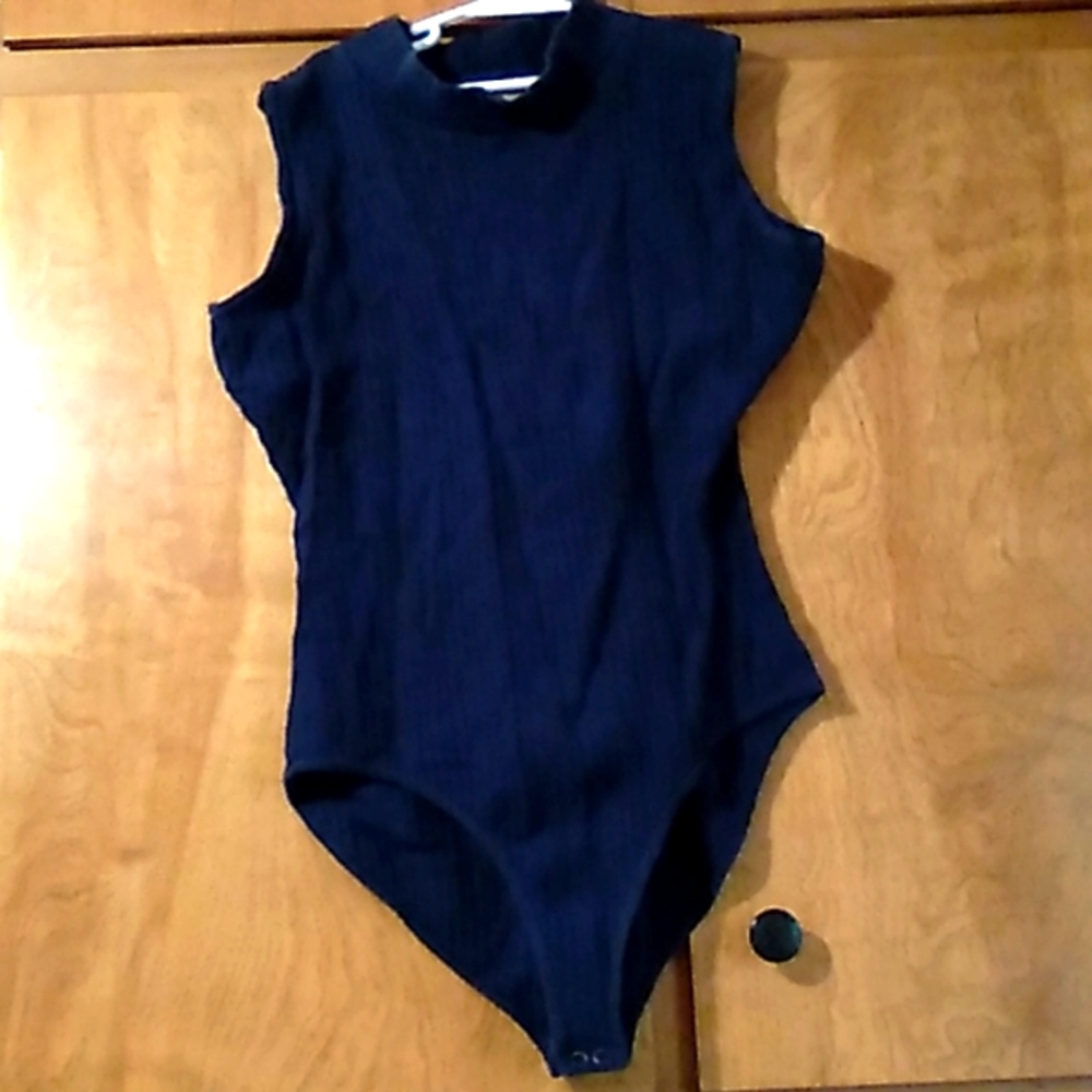 Women's ribbed bodysuit tank top